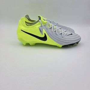 Nike Phantom GX 2 Pro FG Volt Metallic Silver Black Sz 7.5